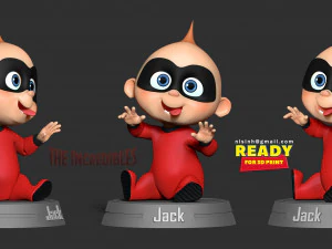 Jack-jack parr - incredibles fanart 3D Print Model