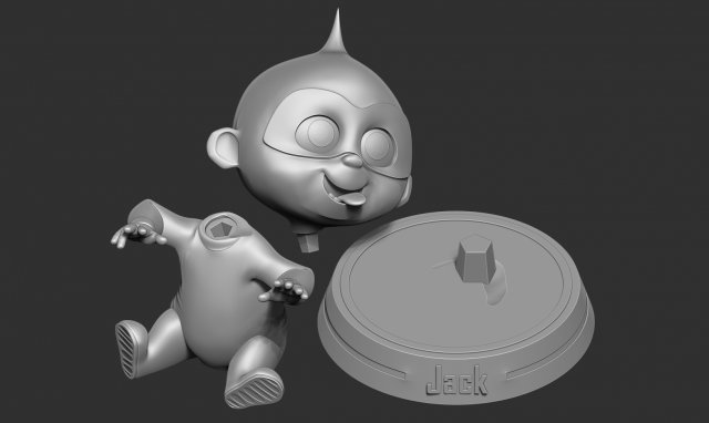 STL file Jack- the Baby from The Incredibles. 👶・3D printer