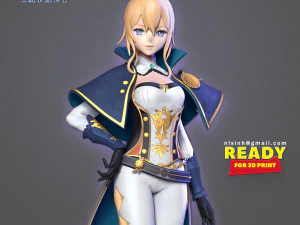Jean - 原神のファンアート 3Dプリントモデル