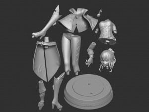 Jean - genshin impact fanart Model do druku 3D