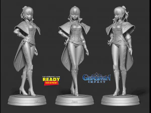 Jean - genshin impact fanart 3D Print Model