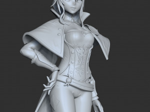 Jean - genshin impact fanart Model do druku 3D