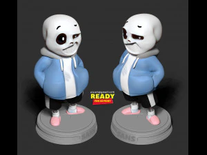 sans - undertale fanart 3D Print Model