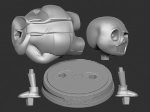 sans - undertale fanart Model Cetak 3D
