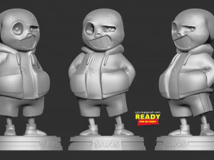 sans - undertale fanart 3D Print Model