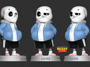 sans - undertale fanart 3D Print Model