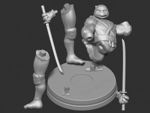 leonardo - tmnt fanart 3D-Druckmodell