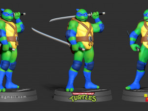 leonardo - tmnt fanart 3D-Druckmodell