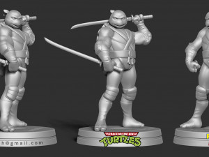 leonardo - tmnt fanart 3D-Druckmodell