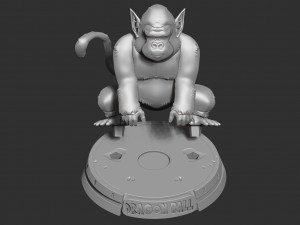 Bubbles - dragon ball fanart 3Dプリントモデル
