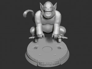 Bubbles - dragon ball fanart 3D Print Model