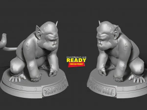 Bubbles - dragon ball fanart 3D Print Model