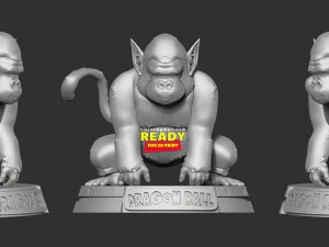 Bubbles - dragon ball fanart 3D Print Model