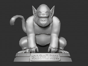 Bubbles - dragon ball fanart 3Dプリントモデル