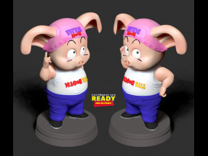 oolong - dragon ball fanart 3D प्रिंट मॉडल