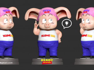 oolong - dragon ball fanart 3D प्रिंट मॉडल