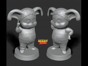 oolong - dragon ball fanart 3D प्रिंट मॉडल