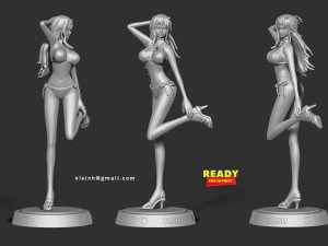 nami - one piece fan art 3D Print Model