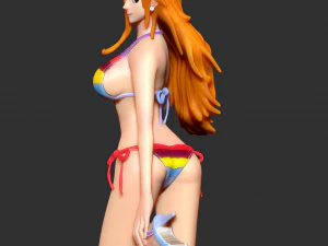nami - one piece fan art 3D Print Model
