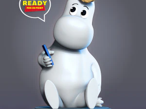 スノーク ムーミン 3Dプリントモデル