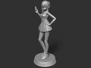 traveler - genshin impact fanart 3D-printmodel