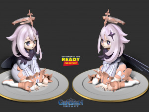 paimon - genshin impact fanart Modelo de Impressão 3D