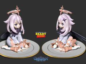 paimon - genshin impact fanart 3D Print Model