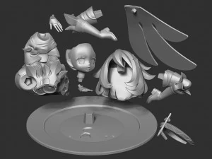 paimon - genshin impact fanart 3D Print Model