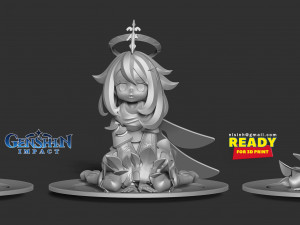 paimon - genshin impact fanart Modelo de Impressão 3D