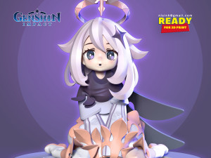 paimon - genshin impact fanart Modelo de Impressão 3D