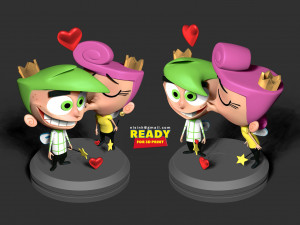 cosmo and wanda Model Cetak 3D
