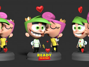 cosmo and wanda Model Cetak 3D