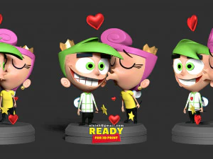 cosmo and wanda 3D Print Model