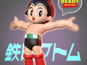 astro boy quer abra&ccedil;ar o mundo Modelo de Impressão 3D
