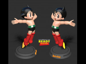 astro boy want to hug the world 3D 프린트 모델