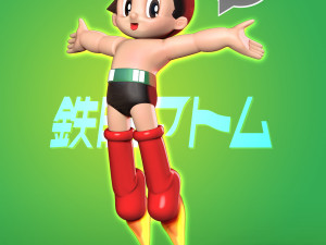 astro boy want to hug the world 3D 프린트 모델