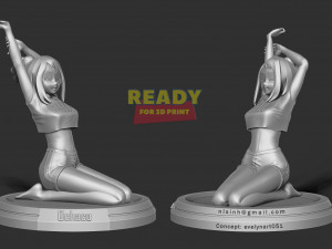 ochaco - morning stretches Modelo de Impressão 3D