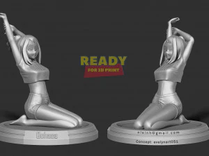 ochaco - morning stretches 3D Print Model