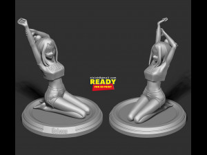 ochaco - morning stretches Modelo de Impressão 3D