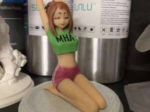 ochaco - morning stretches Modelo de Impressão 3D