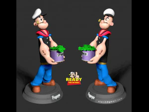 popeye the sailor 3D Print Model
