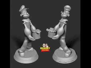 popeye the sailor 3D Print Model