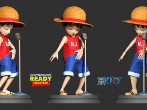 kid luffy 3D Принт Модель