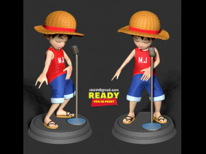 kid luffy 3D Print Model