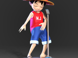 kid luffy 3D Принт Модель