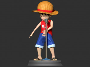 kid luffy 3D Принт Модель