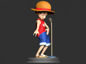 kid luffy 3D Print Model