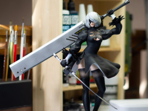 2b - nier fanart Modèles 3D en vedette
