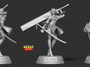 2b - nier fanart Modèles 3D en vedette