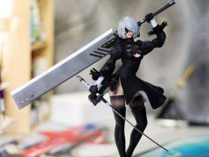 2b - nier fanart Modèles 3D en vedette